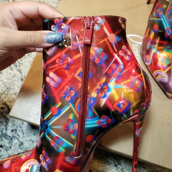 New Christian Louboutin So Kate 100mm Booty size 38 - Picture 11 of 15